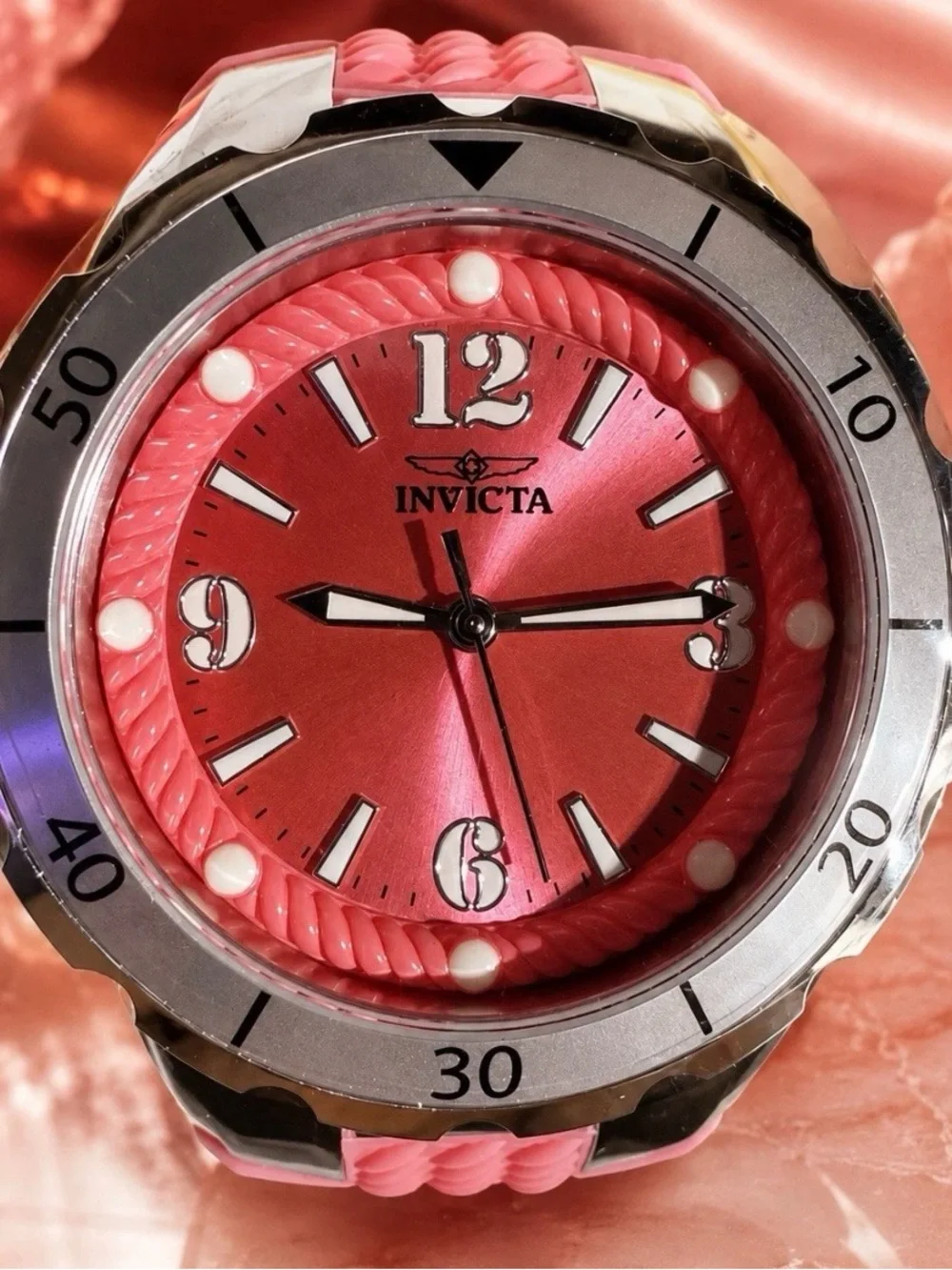 Invicta Angel Halo Women's Watch | 38mm | Pink | 24122 | $199 Msrp | Super Cute!
